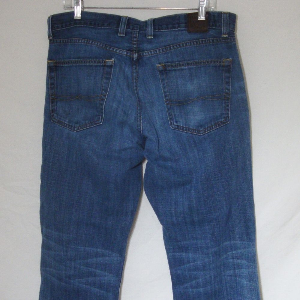 Lucky Brand Jeans Relaxed Straight Blue Denim Soft - Picture 2 of 7